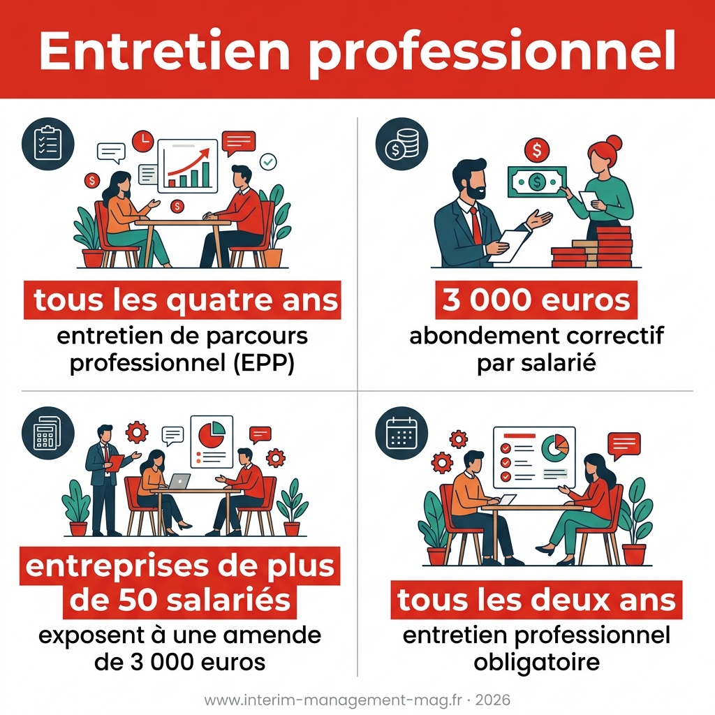 Infographie — entretien professionnel