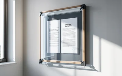 Affichage obligatoire en entreprise : piloter la conformité