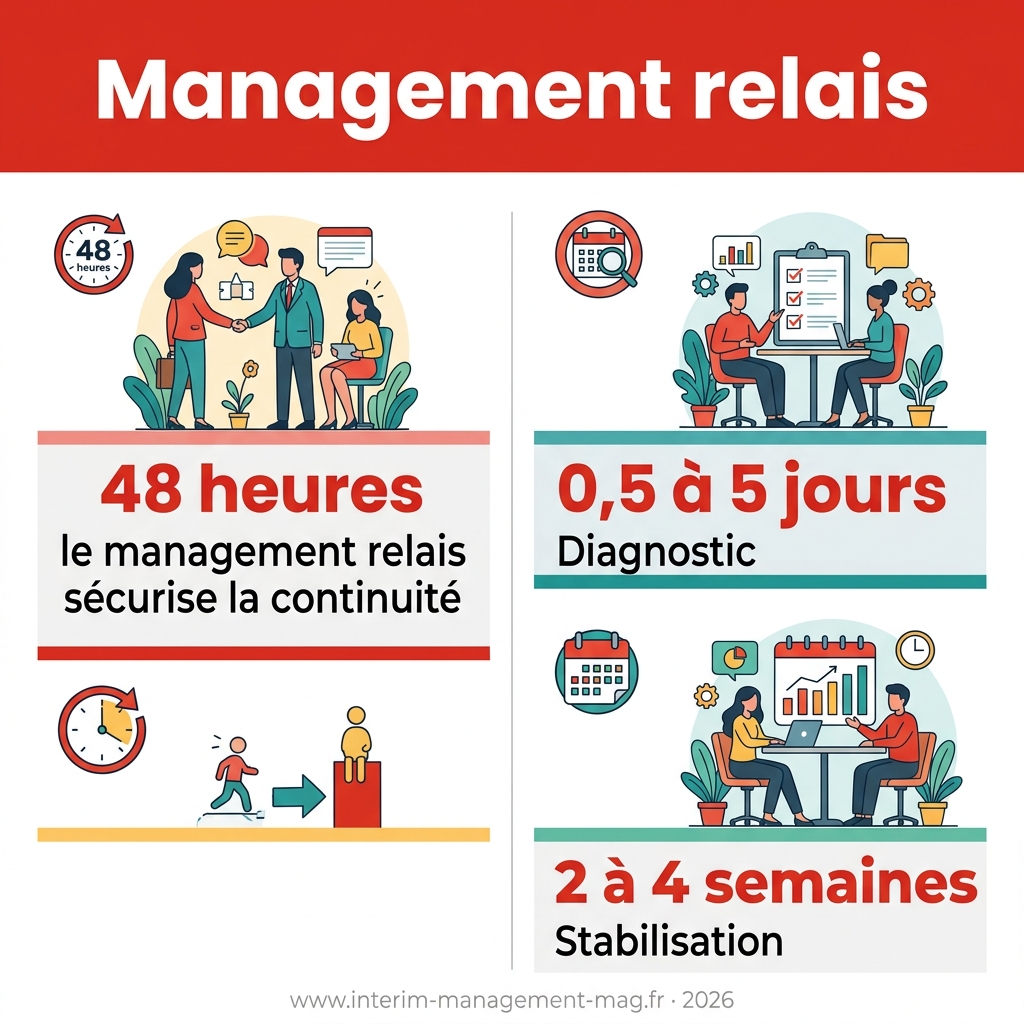Infographie — management relais