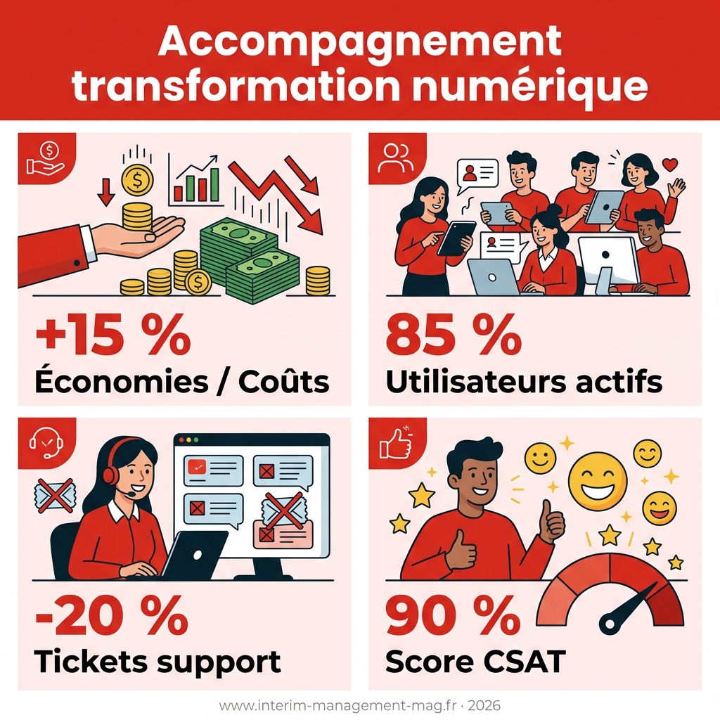 Infographie — accompagnement transformation digitale